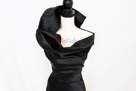 Lamour Satin Fabric | Polyester Matte Satin | Peau De Soie | 60" Wide | Wedding Dress, Tablecloth, Multiple Colors