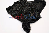 Rhinestone Stretch Power Mesh Fabric | Iridescent Crystal Embellished | Soft &amp; Lightweight | 58″ Wide | Ideal for Dancewear &amp; Costumes