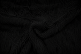 Black and White Long Pile Shaggy Faux Fur Fabric by the Yard | 2" Pile | 60" Wide | Acrylic Polyester |