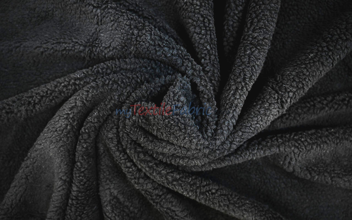 Sherpa Fleece Fabric | Soft Plush Faux Shearling | Cozy Insulating Fabric by the Yard