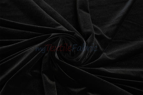 Soft and Plush Stretch Velvet Fabric | Stretch Velvet Spandex | 58" Wide | Spandex Velour for Apparel, Costume, Cosplay, Drapes |