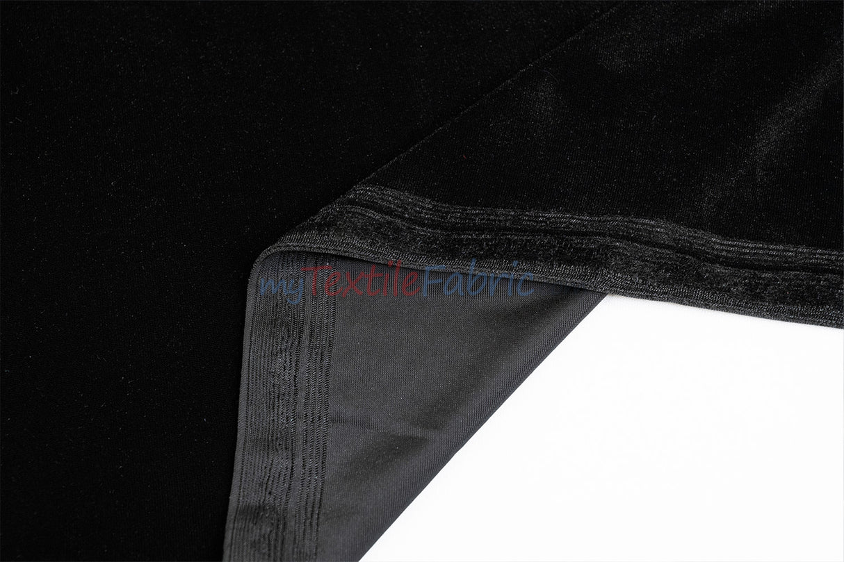 Soft and Plush Stretch Velvet Fabric | Stretch Velvet Spandex | 58" Wide | Spandex Velour for Apparel, Costume, Cosplay, Drapes |
