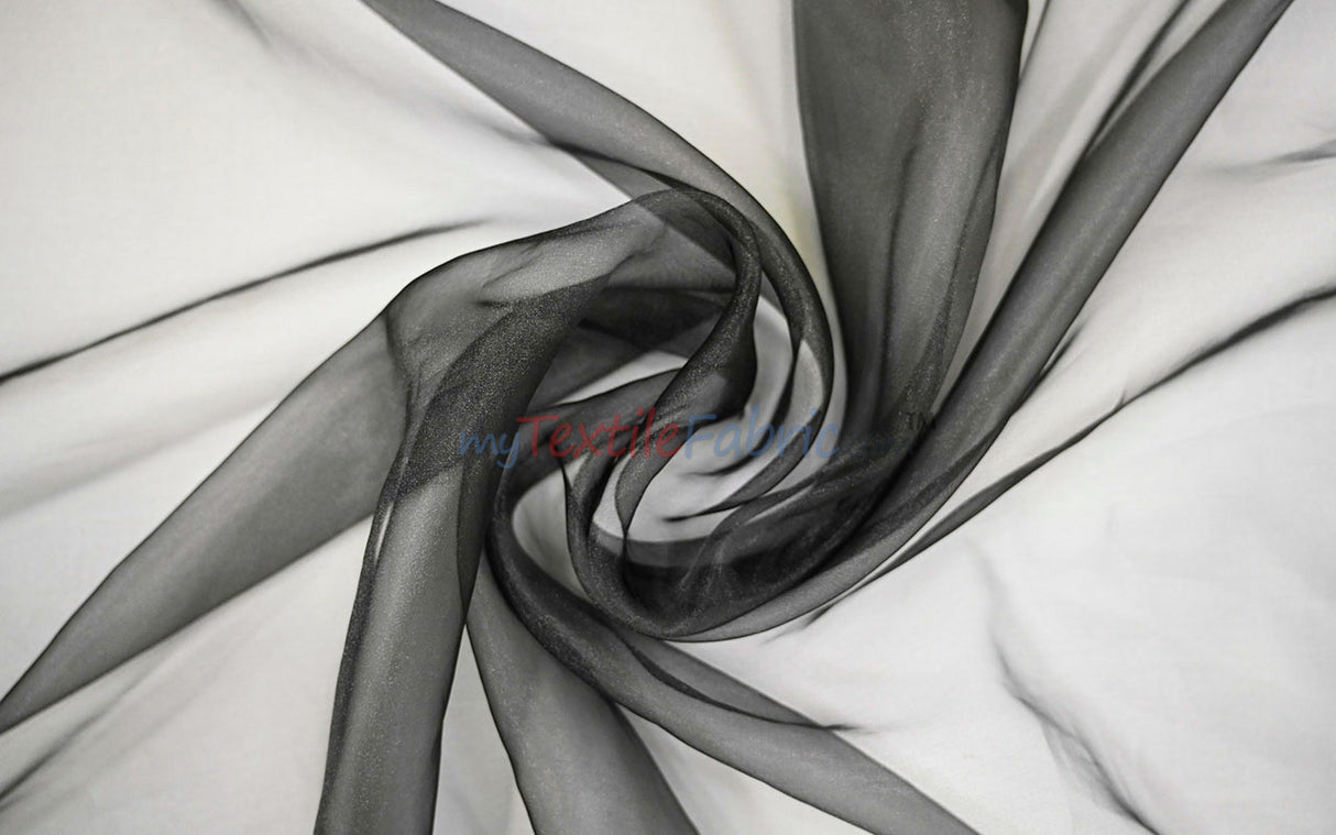 Super Organza Fabric | Semi-Sheen Sheer | 100% Polyester | 60” Wide | By the Yard
