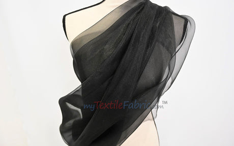 Super Organza Fabric | Semi-Sheen Sheer | 100% Polyester | 60” Wide | By the Yard