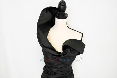 Stretch Taffeta Fabric | 60" Wide | Multiple Solid Colors | Continuous Yards | Costumes, Apparel, Cosplay, Designs | MTF Quality |