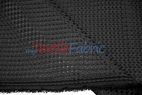 Waffle Brocade | Textured Fabric | 100% Polyester | 60" Wide | Apparel & Home Decor