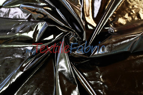Metallic Foil Spandex Lame | Stretch Metallic Lame | Spandex Lame Fabric | All Over Foil on Stretch Knit | 60" Wide |