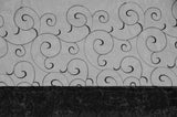 Swirl Organza Fabric | Embroidered Swirl Sheer | 54" Wide | Multiple Colors |
