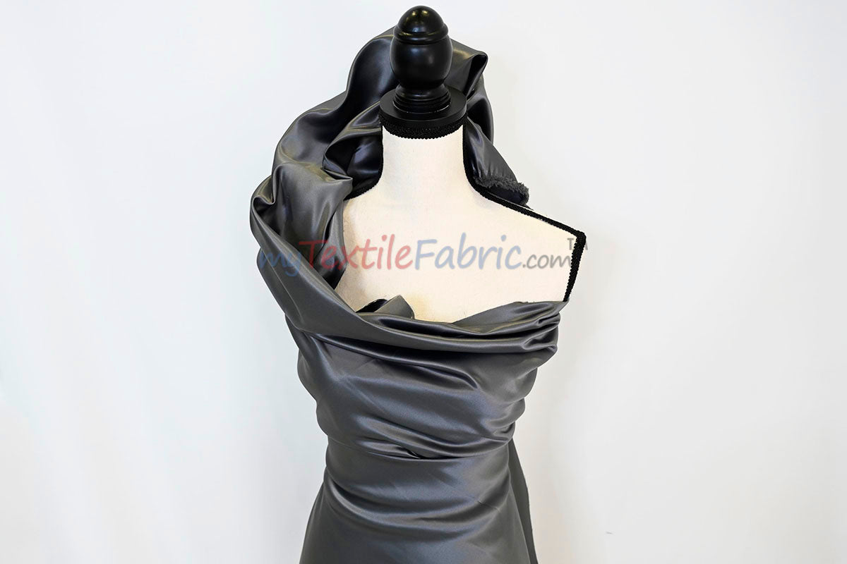 Lamour Satin Fabric | Polyester Matte Satin | Peau De Soie | 60" Wide | Wedding Dress, Tablecloth, Multiple Colors