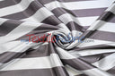 2" Stripe Satin Fabric | Soft Satin Stripe Charmeuse Fabric | 60" Wide | Multiple Colors |