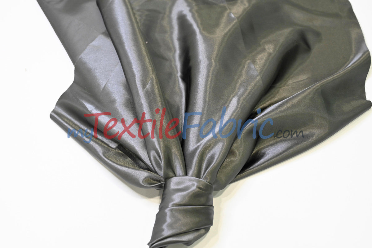 Stretch Charmeuse Satin Fabric | Soft Silky Satin Fabric | 96% Polyester 4% Spandex | Multiple Colors | Yards & Bolts