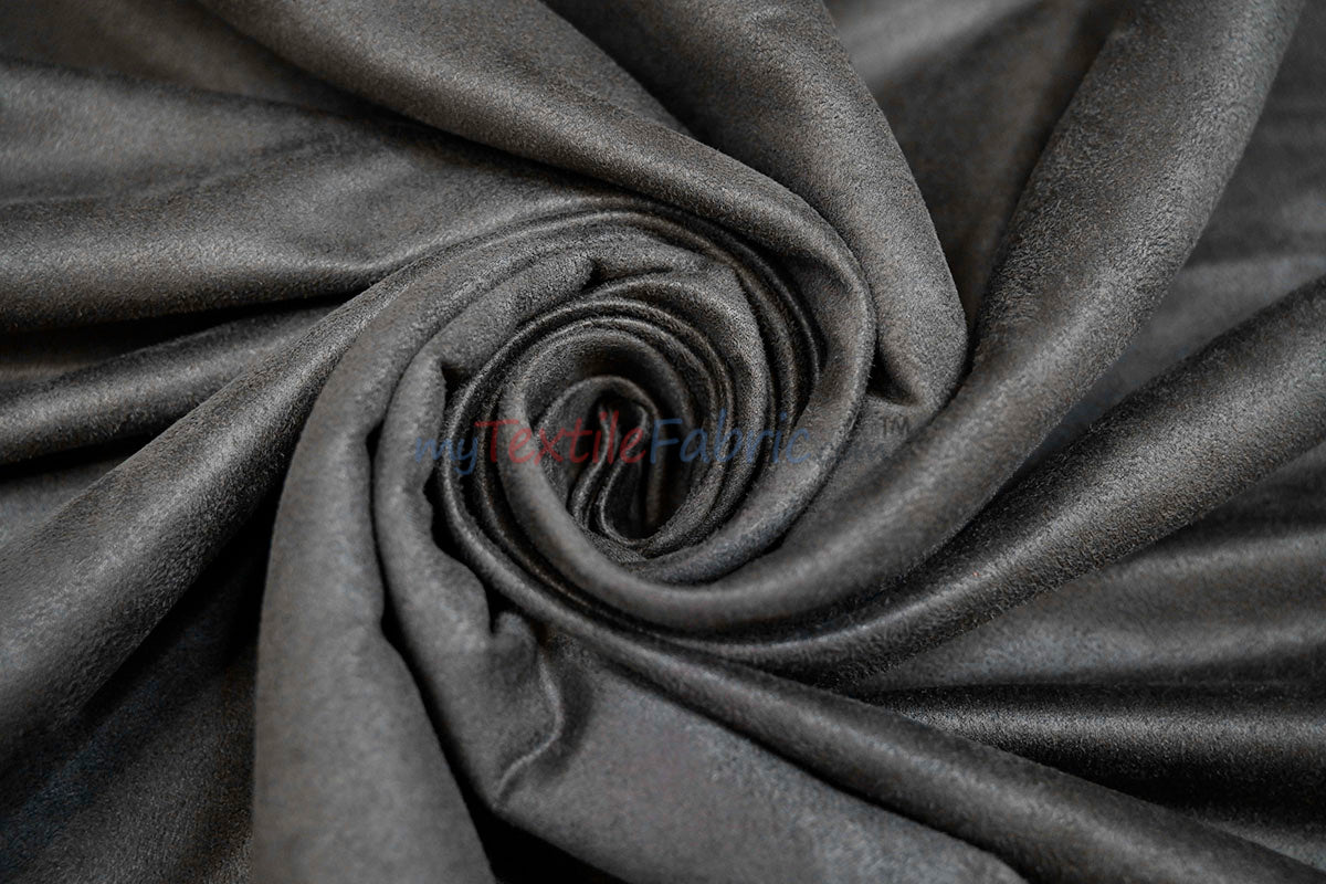 Suede Fabric | Microsuede | 40 Colors | 60" Wide | Faux Suede | Upholstery Weight, Tablecloth, Bags, Pouches, Cosplay, Costume | Continuous Yards |