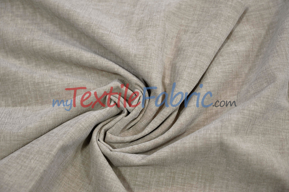 Chenille Fabric | 60" Wide | Ultra Soft Velvety Upholstery & Apparel Fabric