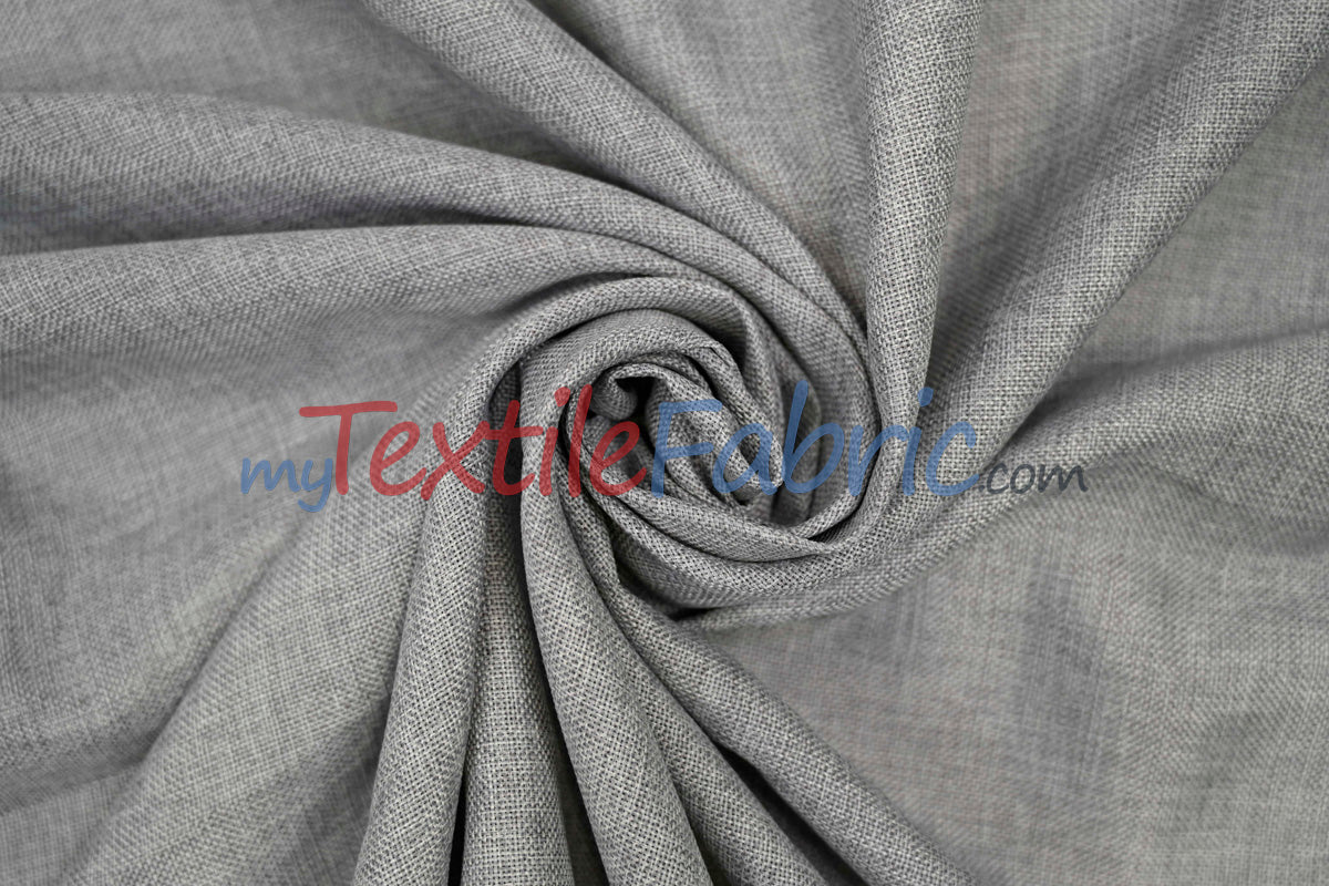 Vintage Linen Fabric | Imitation Burlap Fabric | 60" Wide | Faux Burlap | Vintage Rustic Natural Look Burlap | Washable Burlap Fabric for Decor |