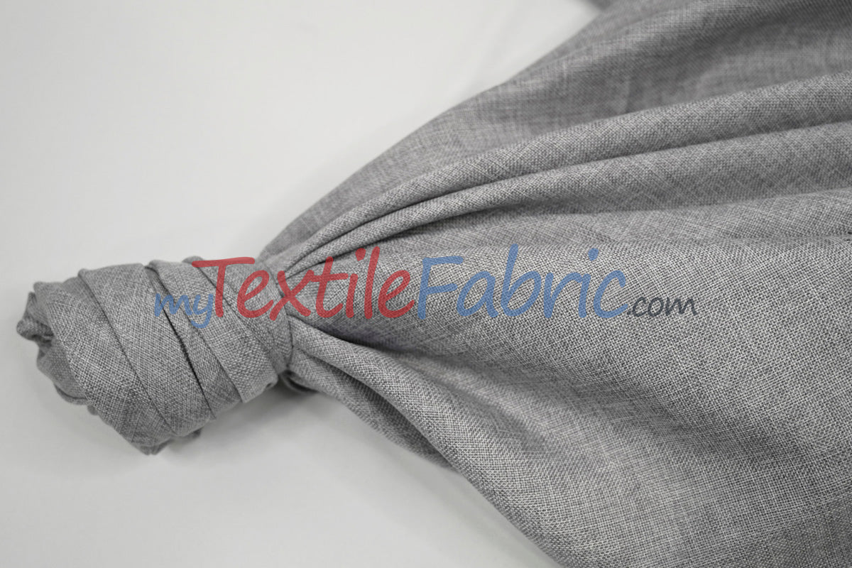 Vintage Linen Fabric | Imitation Burlap Fabric | 60" Wide | Faux Burlap | Vintage Rustic Natural Look Burlap | Washable Burlap Fabric for Decor |