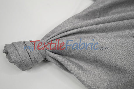 Vintage Linen Fabric | Imitation Burlap Fabric | 60" Wide | Faux Burlap | Vintage Rustic Natural Look Burlap | Washable Burlap Fabric for Decor |