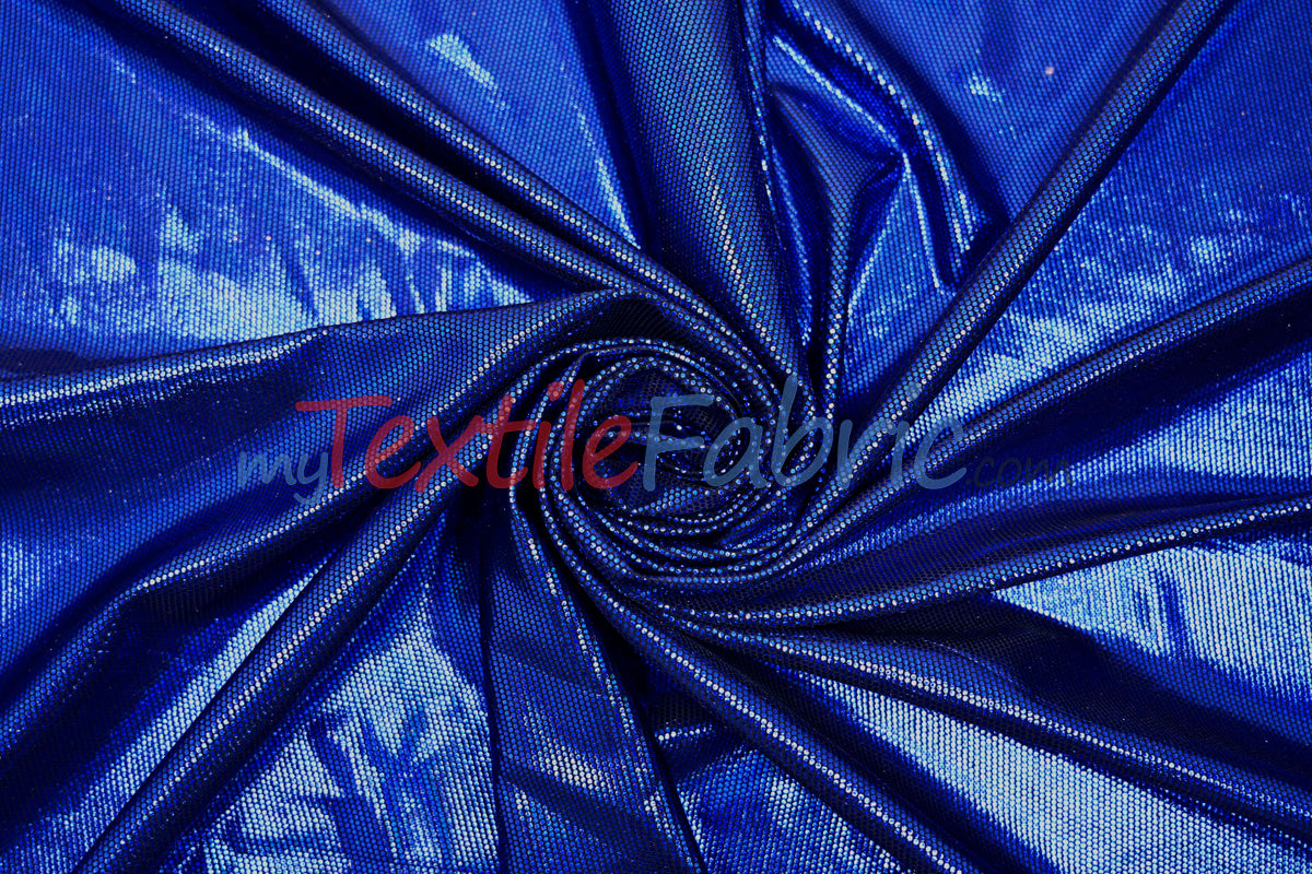 4 Way Stretch Dancewear Fabric | Moonlight Hologram Spandex | 58/60" Wide | Multiple Colors |