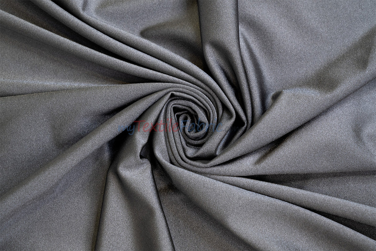 Nylon Spandex 4 Way Stretch Fabric | 60" Width | Great for Swimwear, Dancewear, Waterproof, Tablecloths, Chair Covers | Multiple Colors |