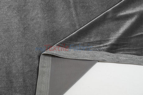 Soft and Plush Stretch Velvet Fabric | Stretch Velvet Spandex | 58" Wide | Spandex Velour for Apparel, Costume, Cosplay, Drapes |