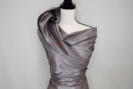 Stretch Taffeta Fabric | 60" Wide | Multiple Solid Colors | Continuous Yards | Costumes, Apparel, Cosplay, Designs | MTF Quality |
