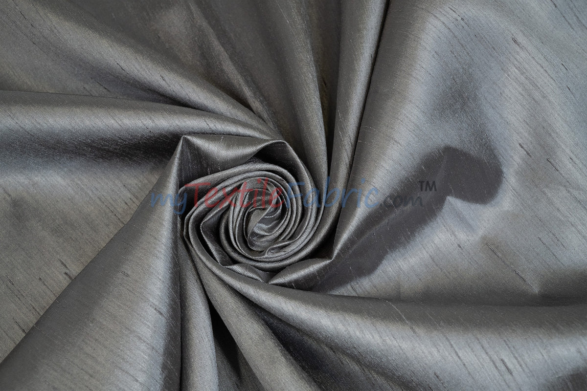 IFR Extra Wide Dupioni Silk | 100% Polyester Faux Dupioni Fabric | 120" Wide | Multiple Colors |
