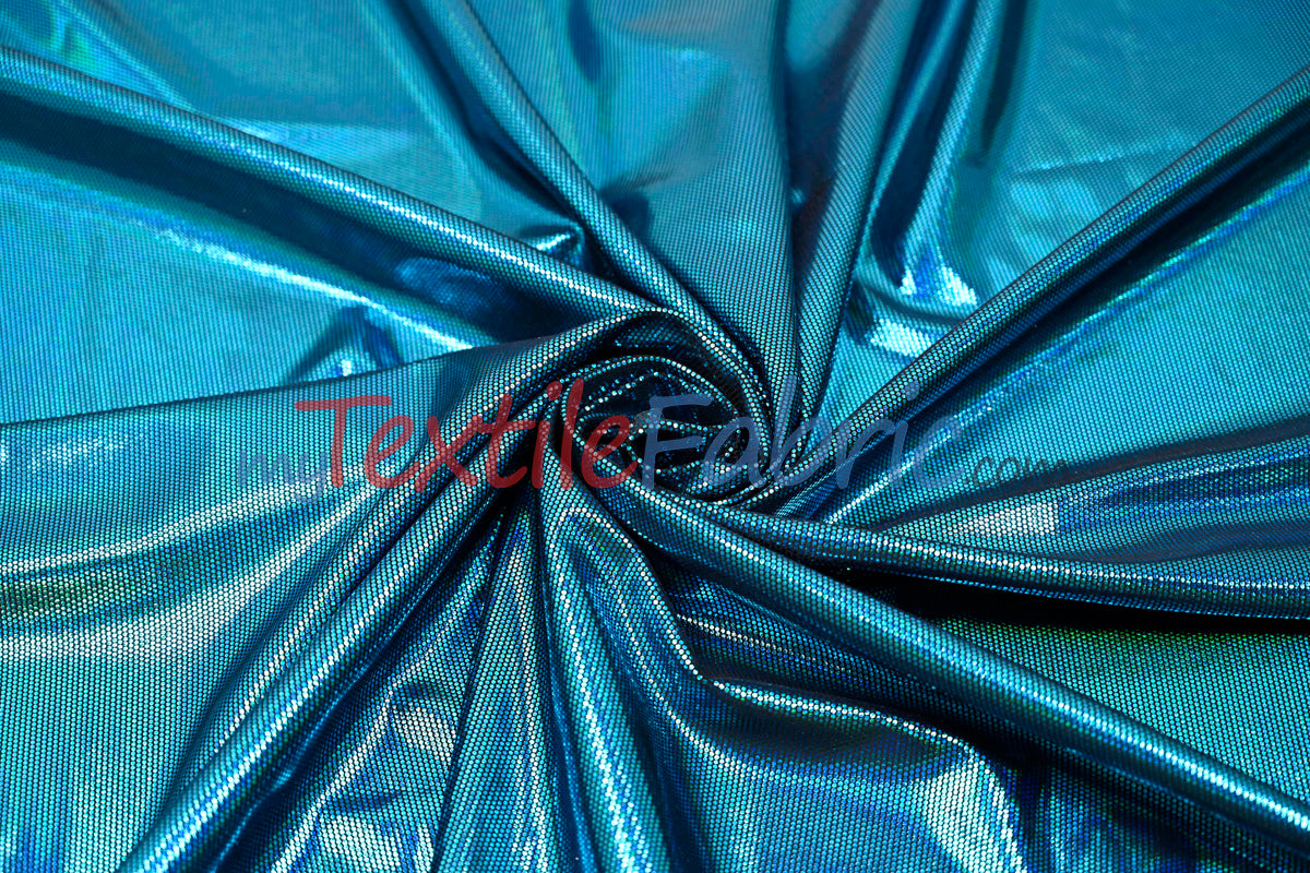 4 Way Stretch Dancewear Fabric | Moonlight Hologram Spandex | 58/60" Wide | Multiple Colors |