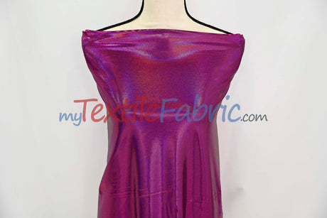 4 Way Stretch Dancewear Fabric | Moonlight Hologram Spandex | 58/60" Wide | Multiple Colors |