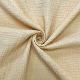 Double Layer Cotton Gauze Fabric | Soft Double Layer Muslin | 48" Wide | Double Cotton Gauze Fabric |