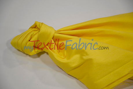 Polyester Silk Fabric | Faux Silk | Polyester Dupioni Fabric Yards & Bolts | 54" Wide | Multiple Colors