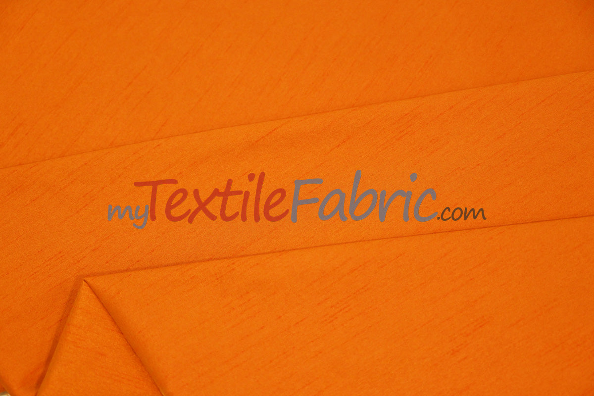 Polyester Silk Fabric | Faux Silk | Polyester Dupioni Fabric | Wholesale Bolt | 54" Wide | Multiple Colors |