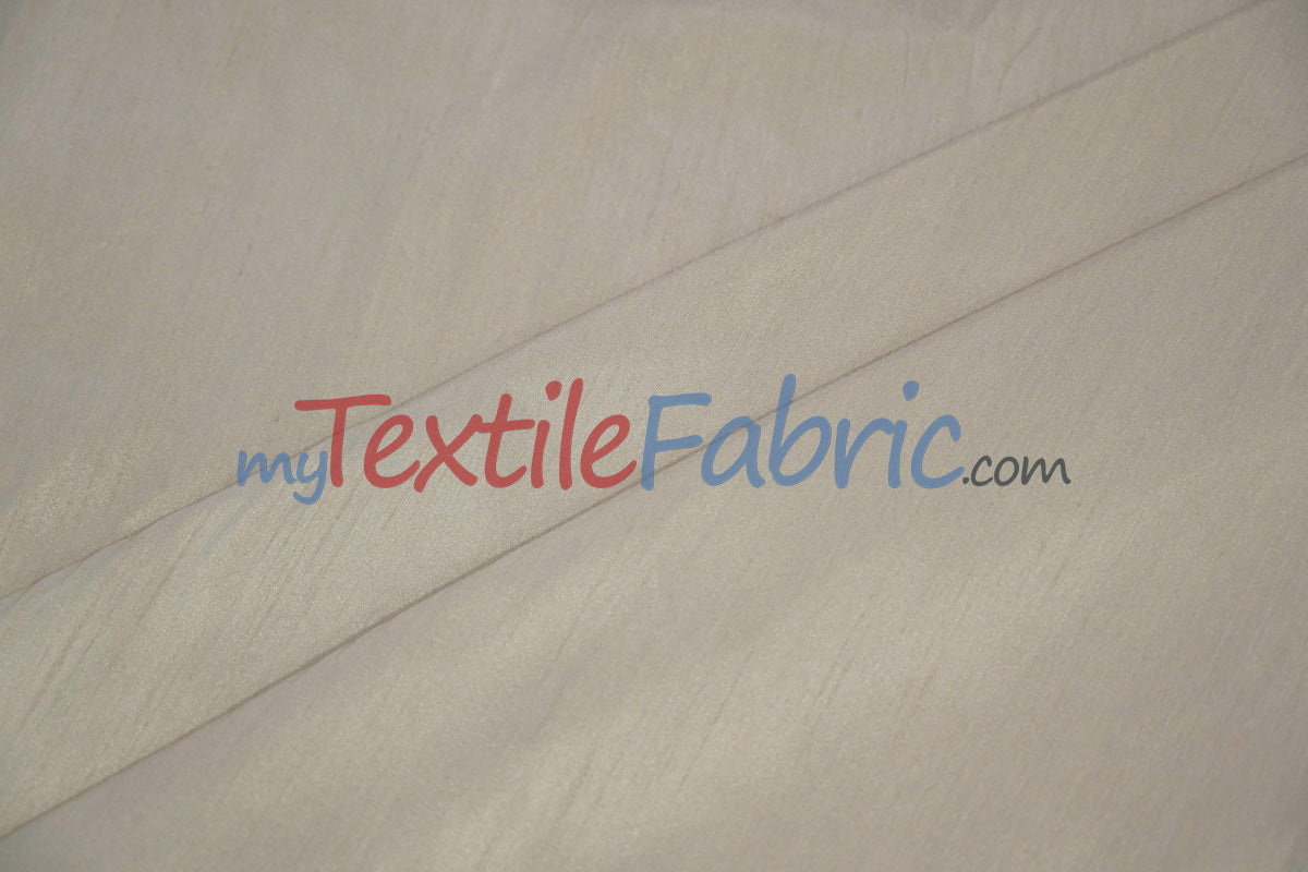 Polyester Silk Fabric - Faux Silk - Polyester Dupioni Fabric - Sample Swatch - 54&#34; Wide - Multiple Colors