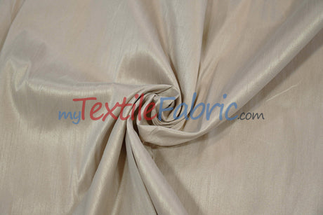 Polyester Silk Fabric | Faux Silk | Polyester Dupioni Fabric | Continuous Yards | 54" Wide | Multiple Colors |