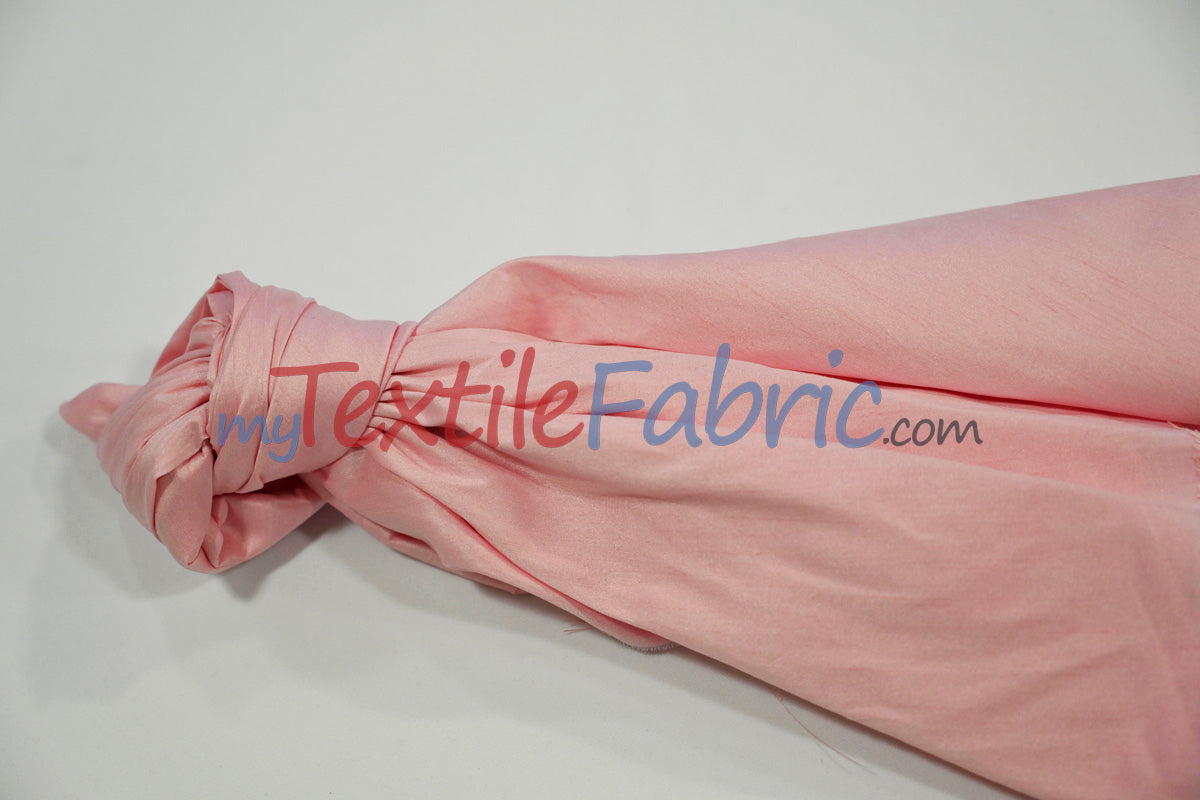 Polyester Silk Fabric | Faux Silk | Polyester Dupioni Fabric | Continuous Yards | 54" Wide | Multiple Colors |