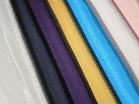 Shantung Satin Fabric | Satin Dupioni Silk Fabric | 60" Wide | Multiple Colors | Yards & Bolts