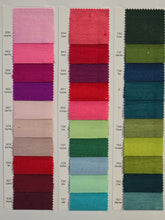 Load image into Gallery viewer, Shantung Satin Fabric - Satin Dupioni Silk Fabric - 60&#34; Wide - Multiple Colors - Sample Swatch
