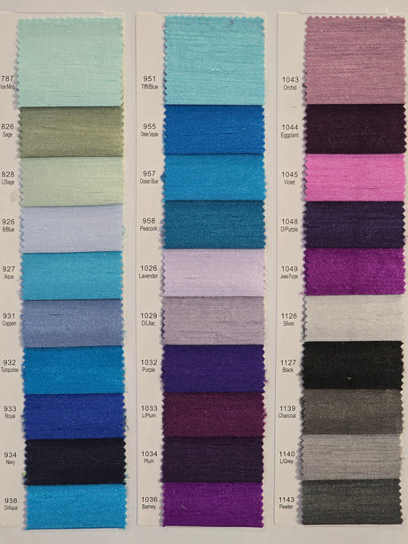 Shantung Satin Fabric | Satin Dupioni Silk Fabric | 60" Wide | Multiple Colors | Yards & Bolts
