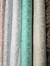 Victorian Damask Jacquard Fabric | Victorian Damask Brocade | 60" Wide | Drapery, Curtains, Tablecloth, Costume | Multiple Colors |