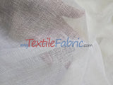 Extra Wide Turkish Sheer Fabric | 108" Wide | Textured Sheered Linen Fabric for Drapery and Curtains |