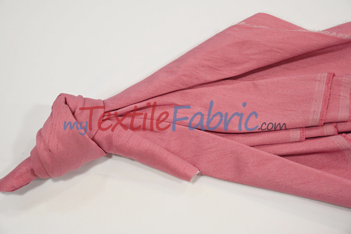 Polyester Silk Fabric | Faux Silk | Polyester Dupioni Fabric | Wholesale Bolt | 54" Wide | Multiple Colors |