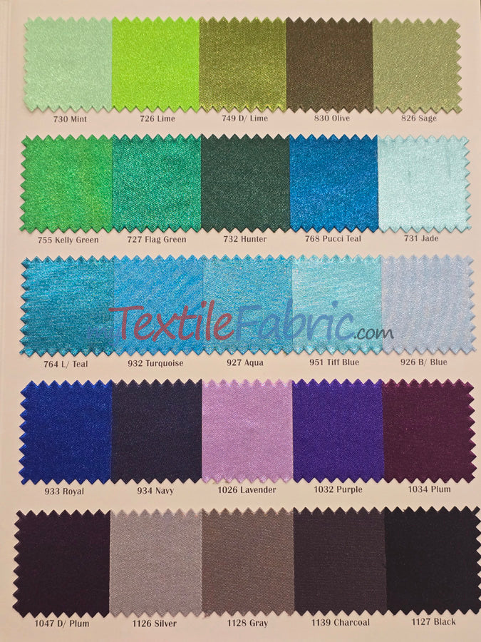 Bridal Satin Fabric | Shiny Bridal Satin | 60" Wide | Multiple Colors | Yards & Bolts
