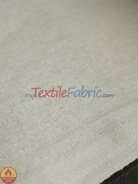125” Fire Retardant Natural Muslin | Extra-Wide Cotton Fabric for Stage, Drapery & Scenic Use