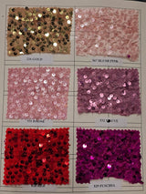 Sequins Taffeta Fabric by the Yard | Glitz Sequins Taffeta Fabric | Raindrop Sequins | 54" Wide | Tablecloths, Runners, Dresses, Apparel |