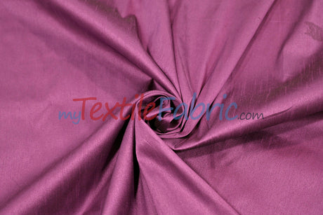 Polyester Silk Fabric | Faux Silk | Polyester Dupioni Fabric | Continuous Yards | 54" Wide | Multiple Colors |