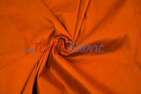 Polyester Silk Fabric - Faux Silk - Polyester Dupioni Fabric - Sample Swatch - 54&#34; Wide - Multiple Colors