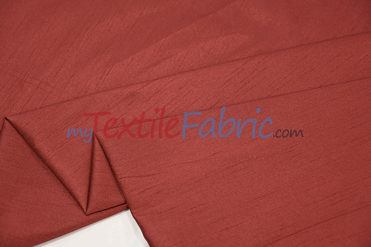 Polyester Silk Fabric | Faux Silk | Polyester Dupioni Fabric | Continuous Yards | 54" Wide | Multiple Colors |