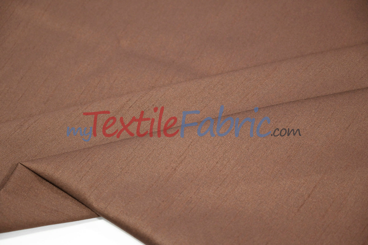 Polyester Silk Fabric | Faux Silk | Polyester Dupioni Fabric | Wholesale Bolt | 54" Wide | Multiple Colors |