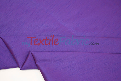 Polyester Silk Fabric | Faux Silk | Polyester Dupioni Fabric Yards & Bolts | 54" Wide | Multiple Colors