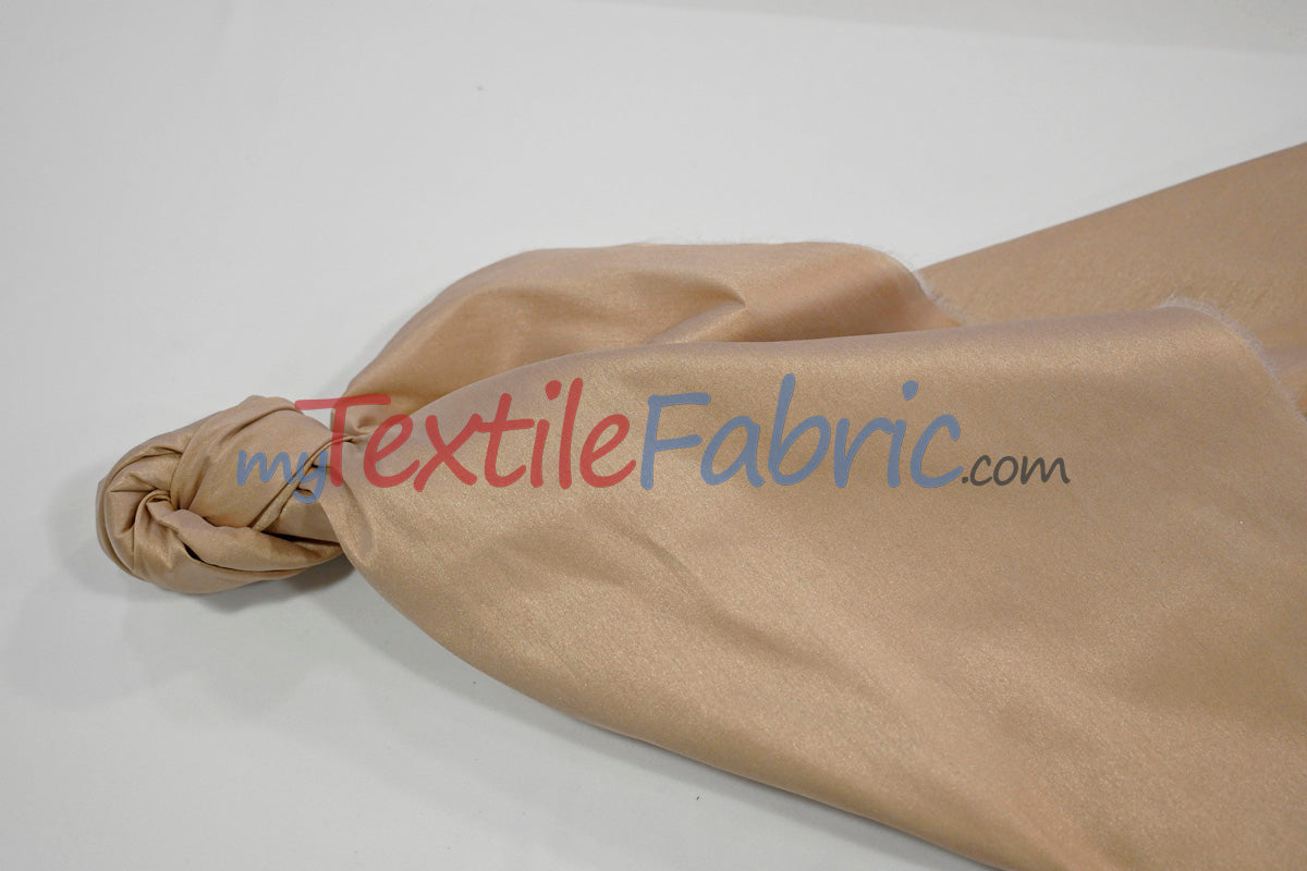 Polyester Silk Fabric - Faux Silk - Polyester Dupioni Fabric - Sample Swatch - 54&#34; Wide - Multiple Colors