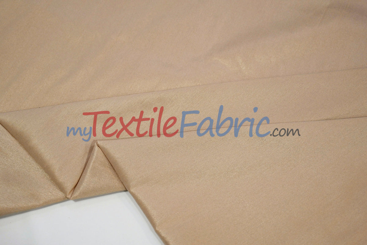 Polyester Silk Fabric | Faux Silk | Polyester Dupioni Fabric | Continuous Yards | 54" Wide | Multiple Colors |