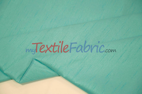 Polyester Silk Fabric | Faux Silk | Polyester Dupioni Fabric Yards & Bolts | 54" Wide | Multiple Colors